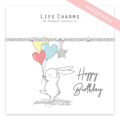 Bracelet - Rosey Rabbit Hoppy Birthday