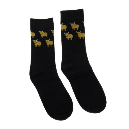 Women's Highland Cow Socks