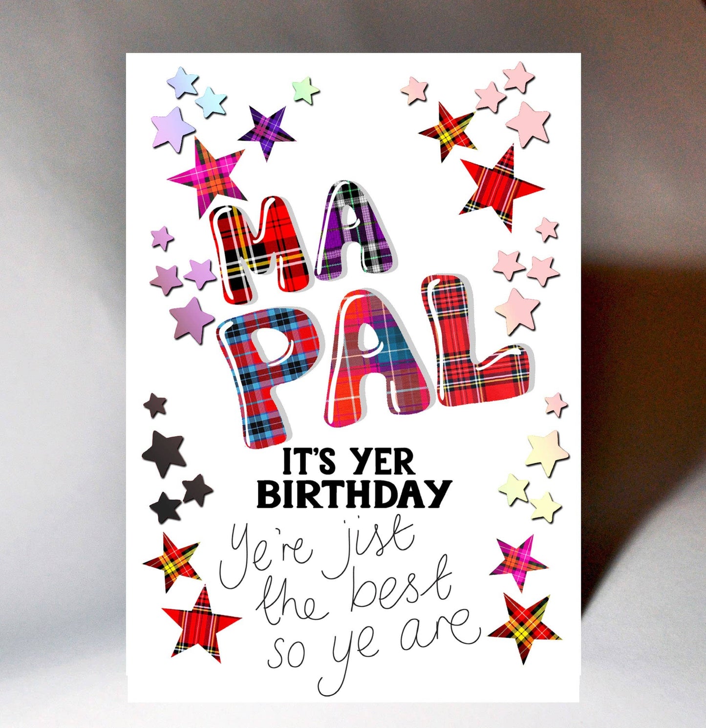 Ma Pal Birthday Card