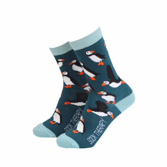 Men's Puffin Bamboo Socks