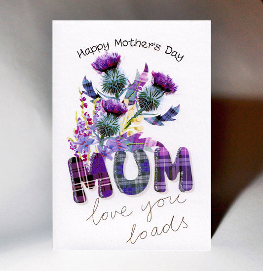 Mother's Day Thistle card