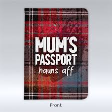 Mum's Passport Hauns Aff Passport Holder