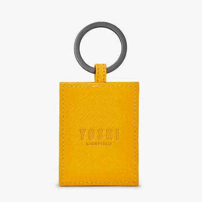 Highland Cow Yellow Keyring