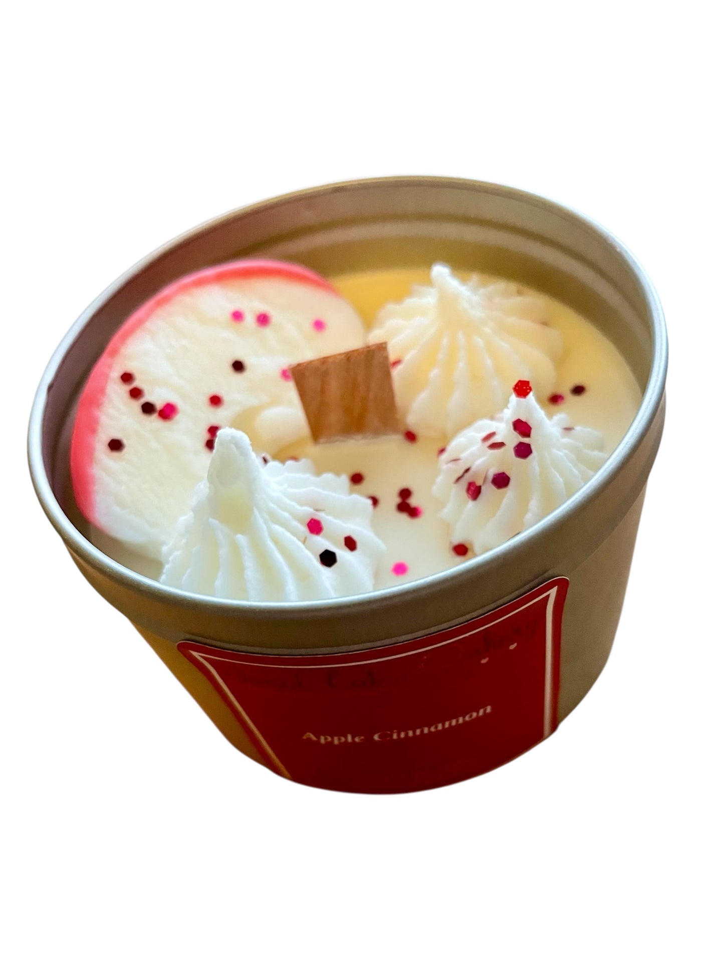 Apple and Cinnamon Wood Wick Candle