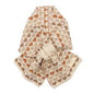 Pull Through Hearts Scarf - Beige