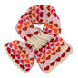 Pull Through Hearts Scarf - Pink