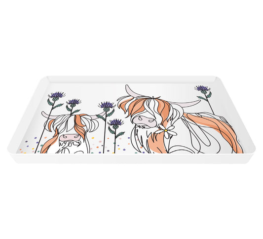 Highland Cow Porcelain Trinket Dish