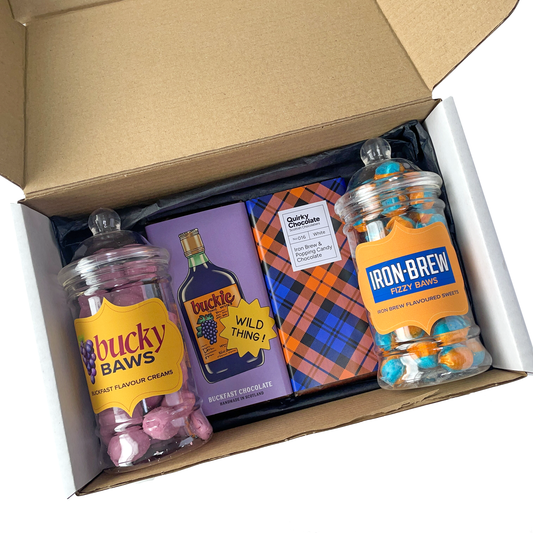 Saturday Night v Sunday Morning Tartan Treats Hamper