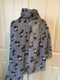 Scottie Dog Grey Cashmere Blended Scarf