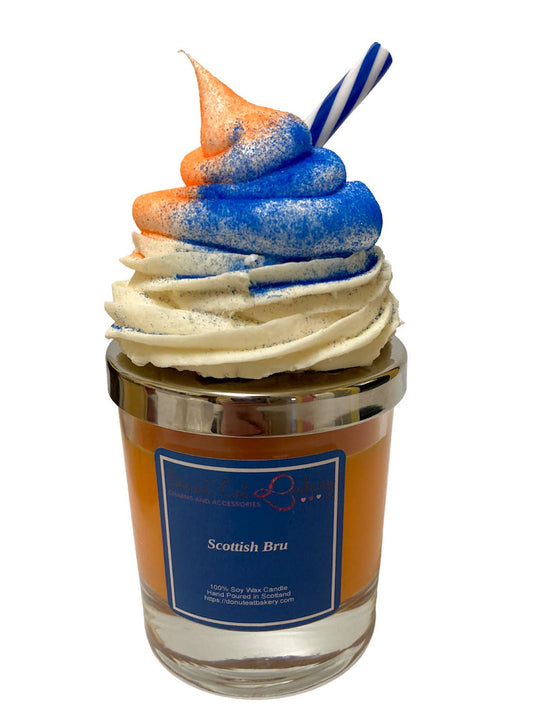 Scottish Bru Cupcake Candle