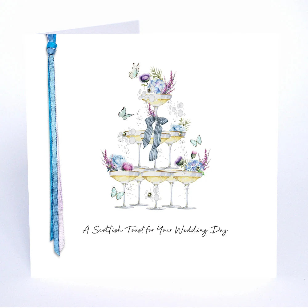 A Scottish Toast For Your Wedding Day Card