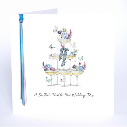 A Scottish Toast For Your Wedding Day Card