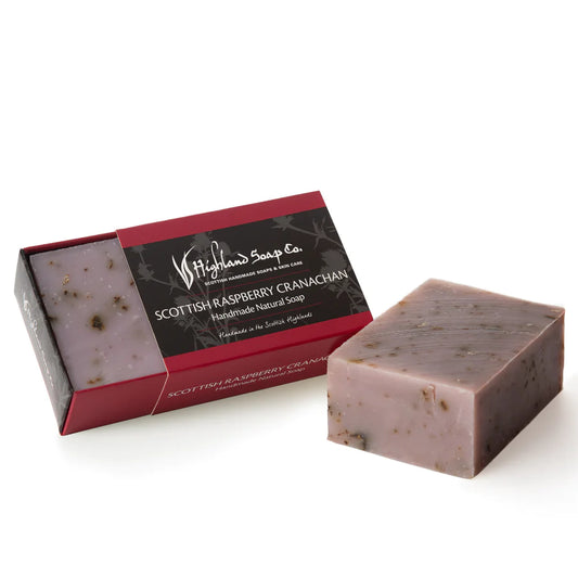 Wild Scottish Raspberry Boxed Soap Bar