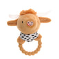 Highland Cow Baby Plush Rattle