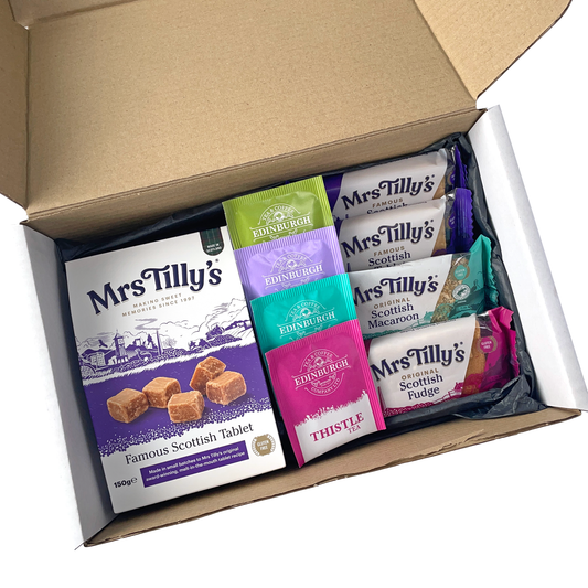 Tea with Mrs Tilly Tartan Treats Hamper