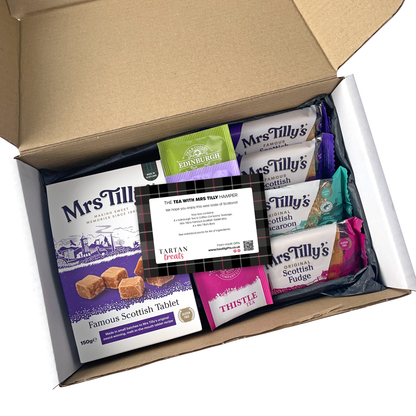 Tea with Mrs Tilly Tartan Treats Hamper