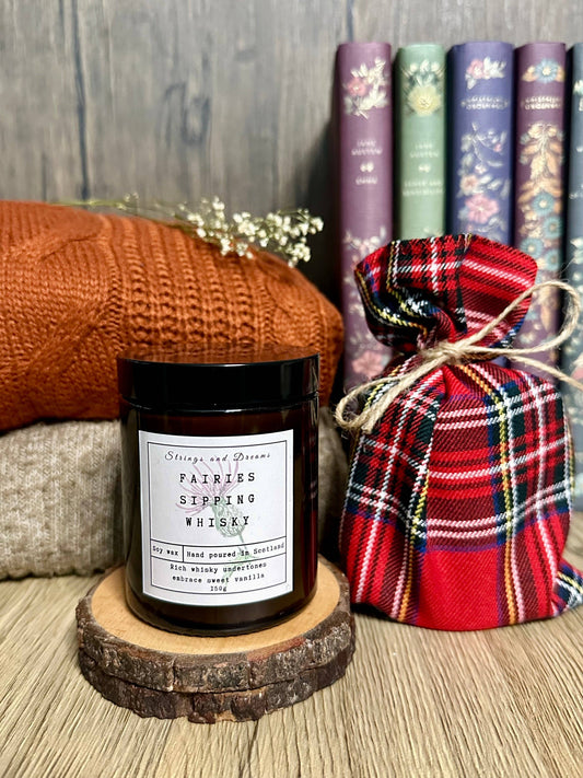 Fairies Sipping Whisky Soy Wax Candle
