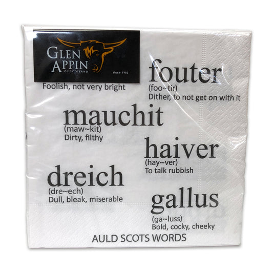 Auld Scots Words Napkins