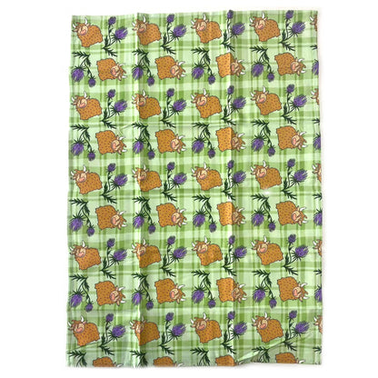Highland Cow Tea Towel 