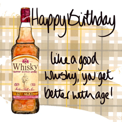 Happy Birthday. Like a good whisky you get beter with age!