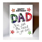 Happy Birthday Dad, ye're jist the best so ye are