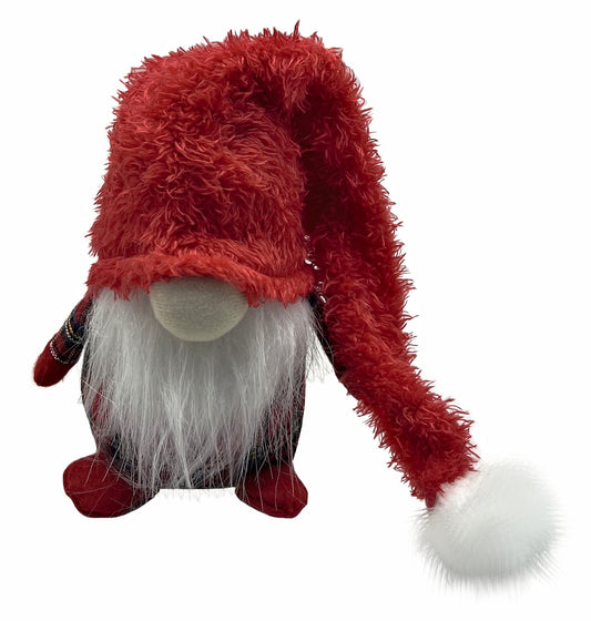 30cm Tartan Santa with Floppy Hat