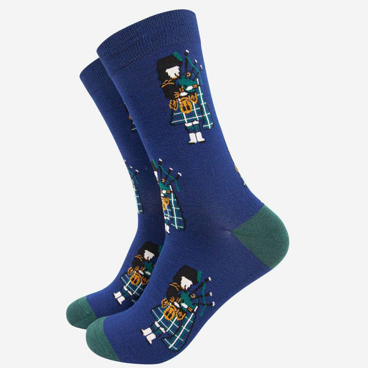 Men's Scottish Piper Bamboo Socks