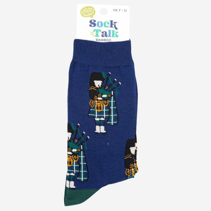 Men's Scottish Piper Bamboo Socks