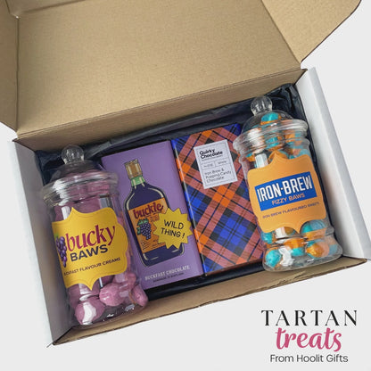 Saturday Night v Sunday Morning Tartan Treats Hamper