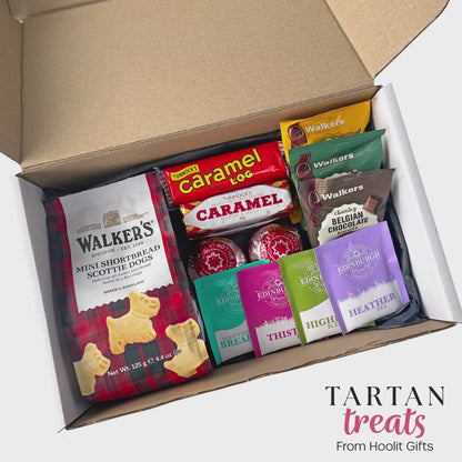 Biscuits and a Wee Cuppa Tartan Treats Hamper