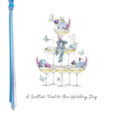 A Scottish Toast For Your Wedding Day Card