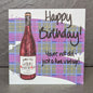 Happy Birthday! You're not old - just a fine vintage!